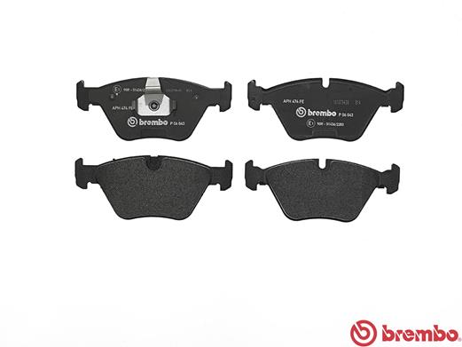 A.B.S. P 06 043 BREMBO Bremsbelagsatz, Scheibenbremse